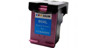 HP 60XL (CC644WN) Tricolor High Yield Remanufactured Inkjet Cartridge